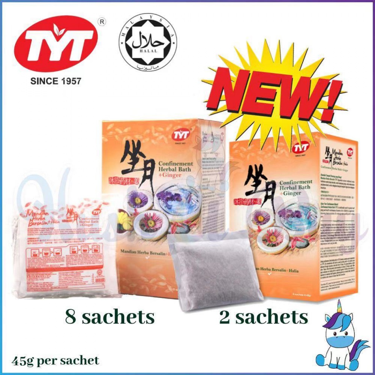 Tyt Confinement Herbal Bath With And Without Ginger