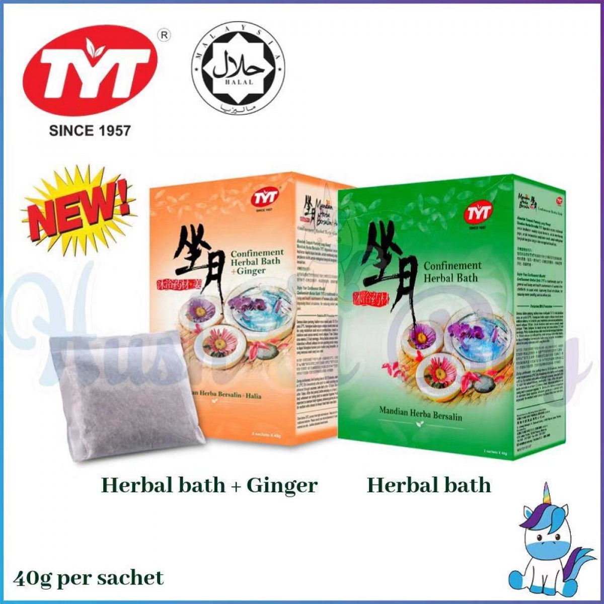 Tyt Confinement Herbal Bath With And Without Ginger