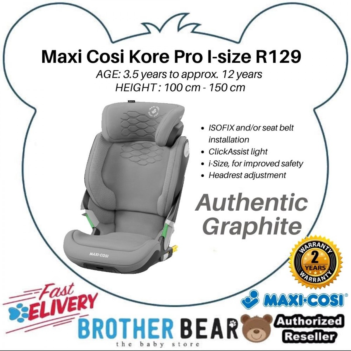 Maxi Cosi Kore Pro I-size R129     