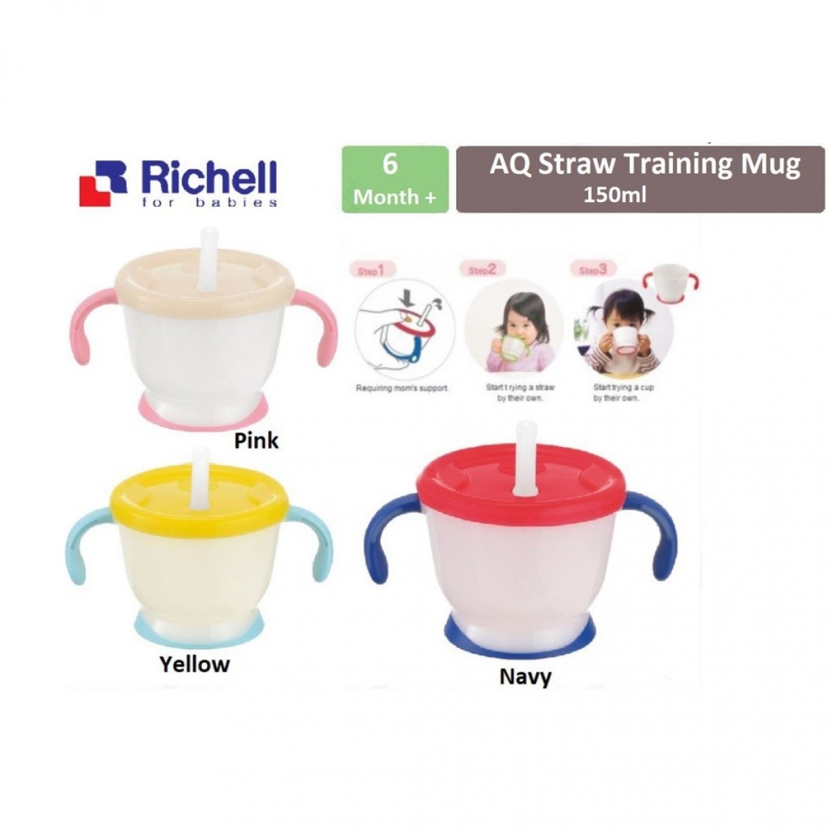 Richell straw sales
