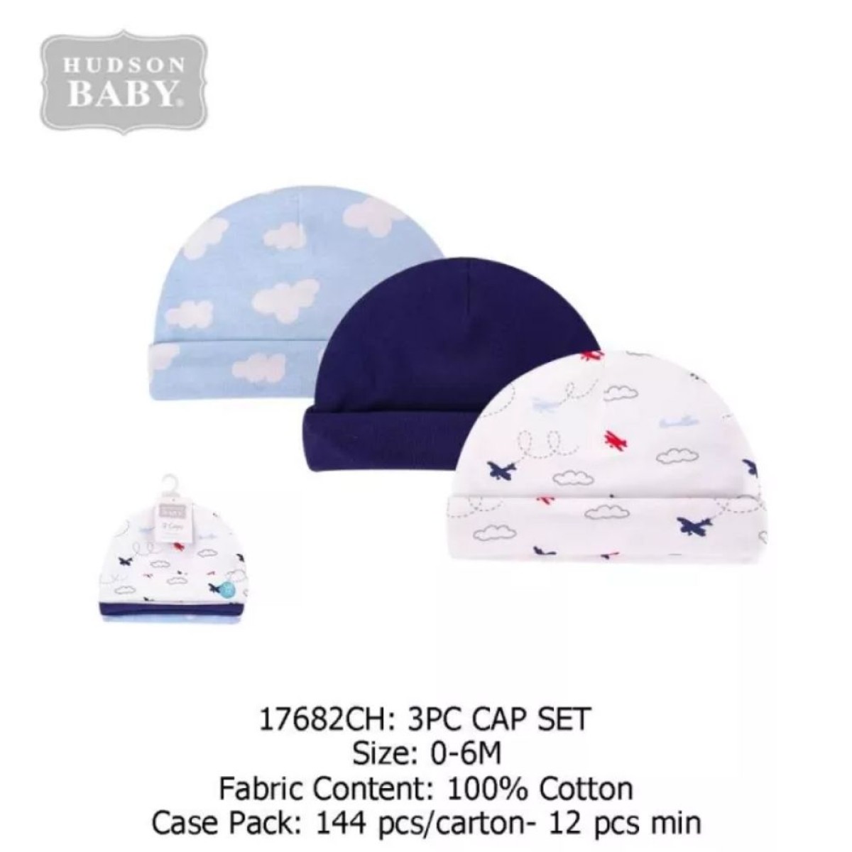 Hudson Baby Headband & Socks (2pcs) / Cap Set (3pcs)