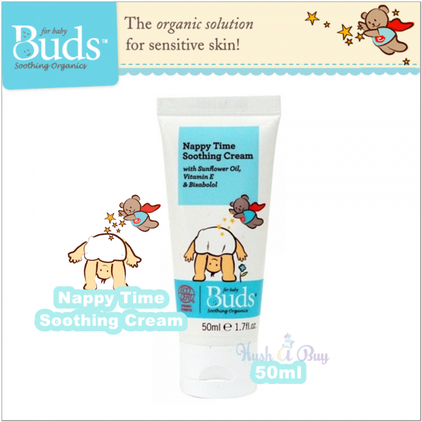 Buds Soothing Organic Nappy Time Soothing Cream 50ml