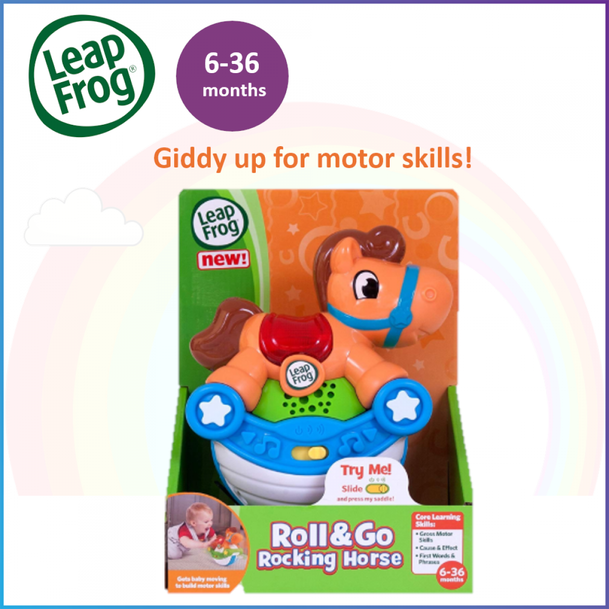 leapfrog roll & go rocking horse